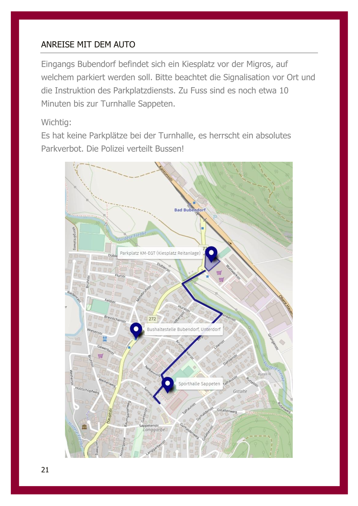 Festführer Kantonale Meisterschaften Ziefen